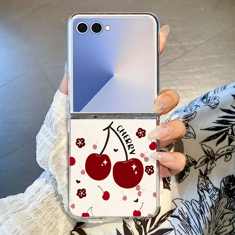 Phone Cases Z Flip 7 - Cute Large Cherry Phone Case For
