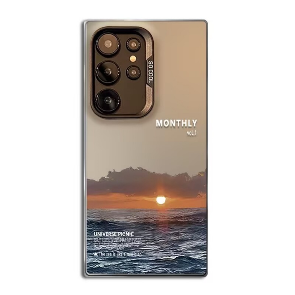 Phone Cases Samsung - Sunset Theme At Sea Frosted Phone