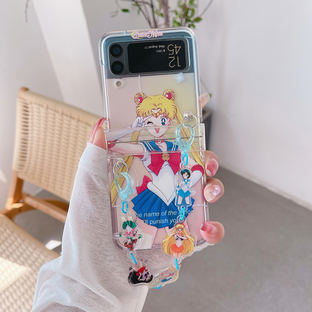 Phone Cases Z Flip 7 - Cute Cartoon Japan Anime Sailor Moon