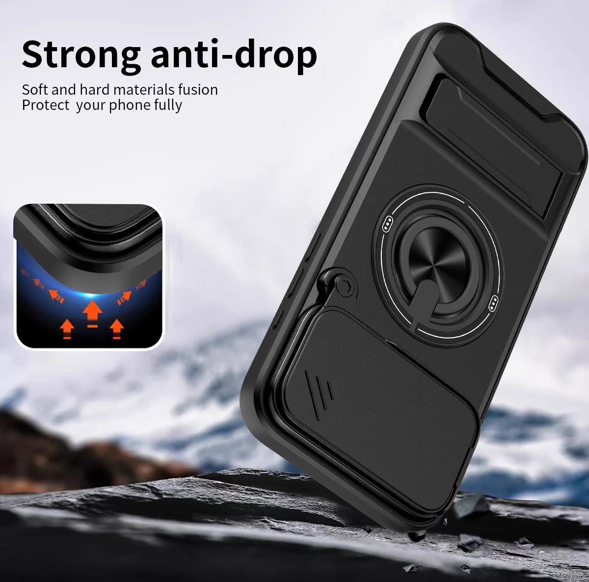 Magnetic Phone Case for IPhone - Ring Stand Case recensione e prezzo