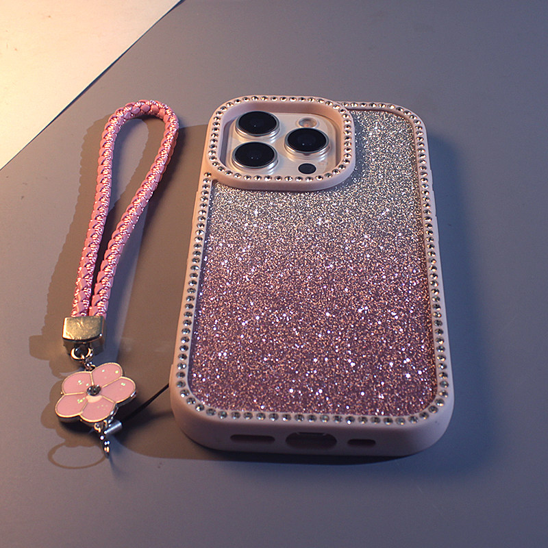 Double-sided Rhinestone Gradie - Gradient Color Case recensione e prezzo