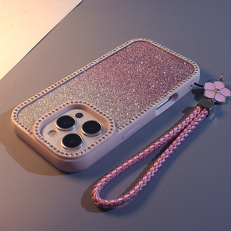 Double-sided Rhinestone Gradie - Gradient Color Case recensione e prezzo