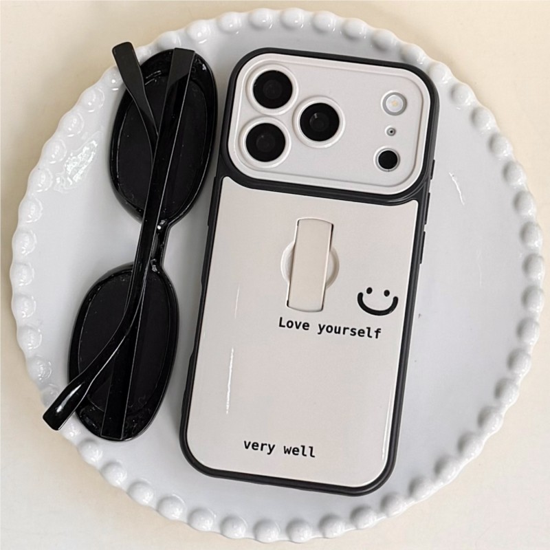 Korean Ins Style Smile Letter  - Ring Stand Case recensione e prezzo