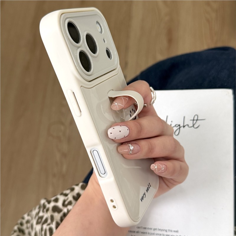 Korean Ins Style Smile Letter  - Ring Stand Case recensione e prezzo