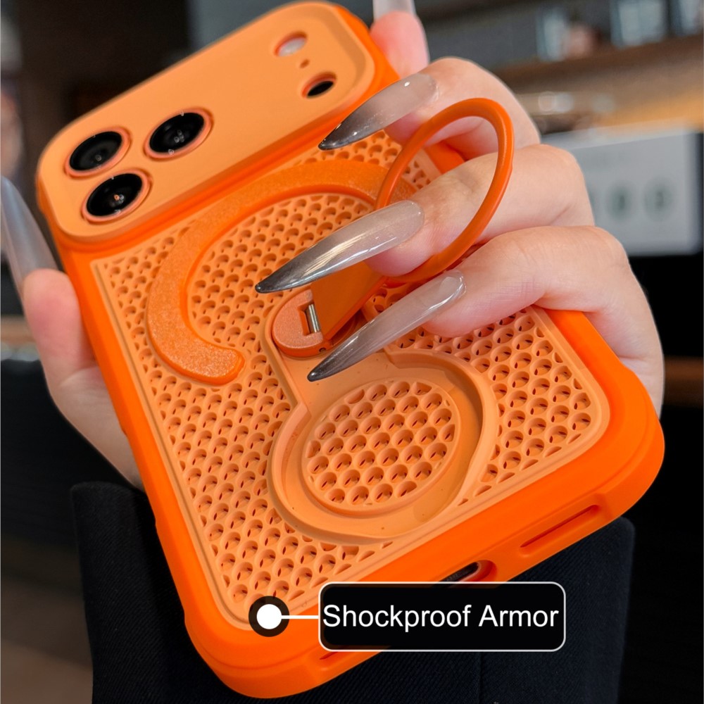 Honeycomb Hole Heat Dissipatio - Ring Stand Case recensione e prezzo