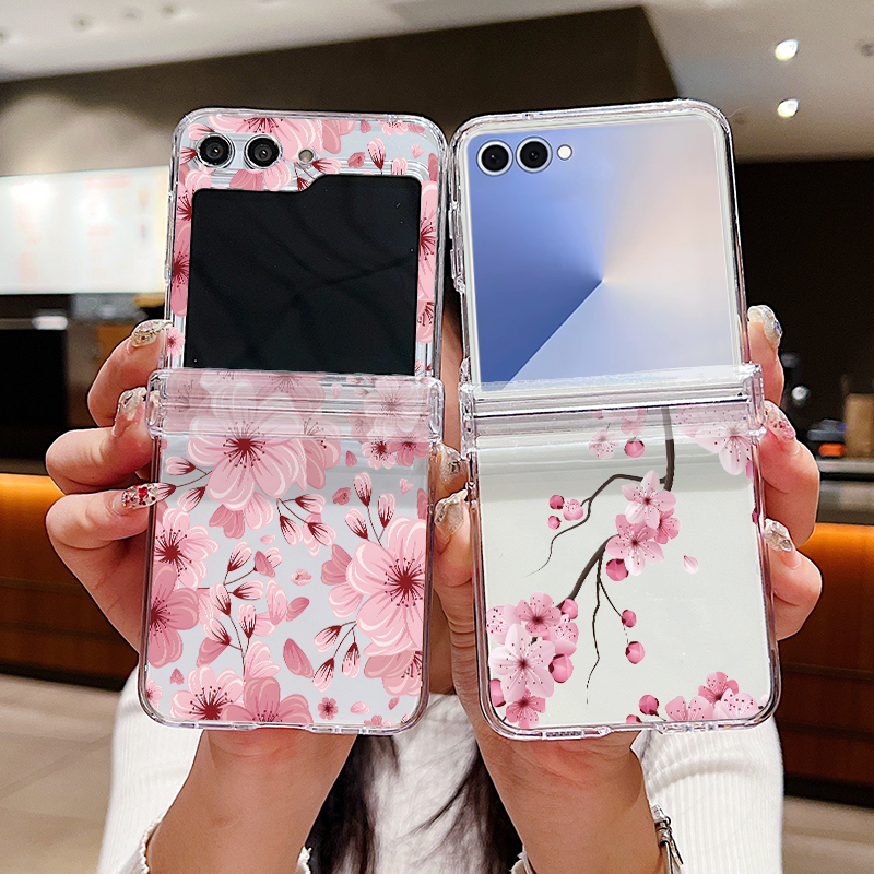 Pink Flower Printed Phone Case - Phone Cases Z Flip 7 recensione e prezzo