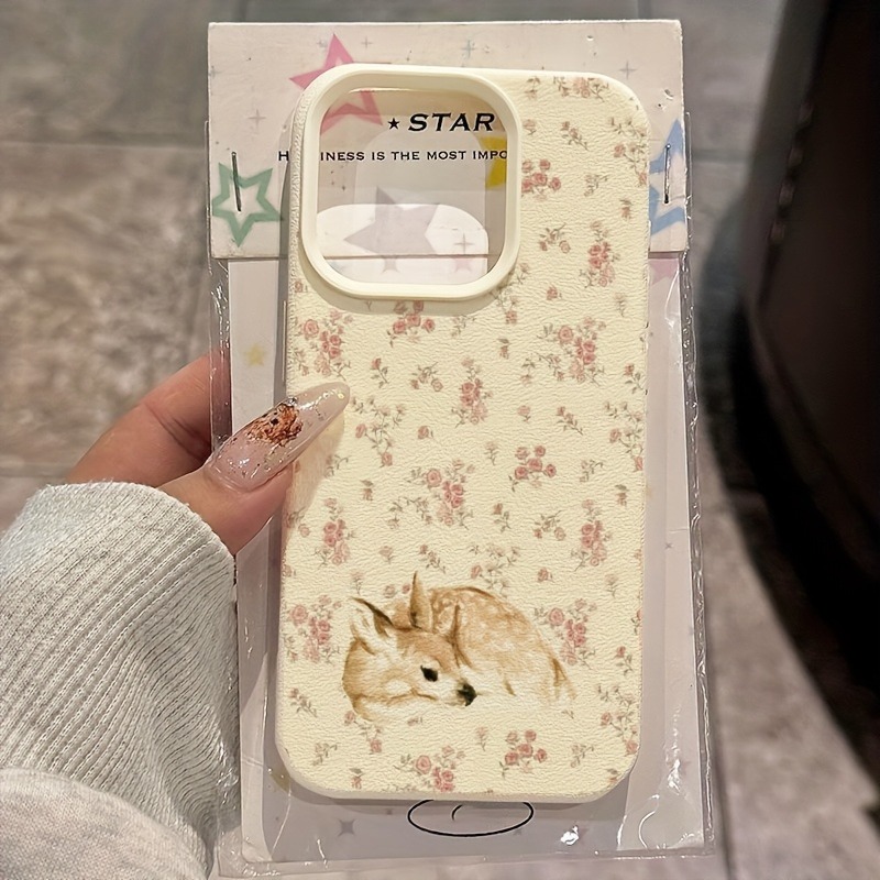 Cute Deer Full Floral Pattern  - Phone Cases Designer recensione e prezzo