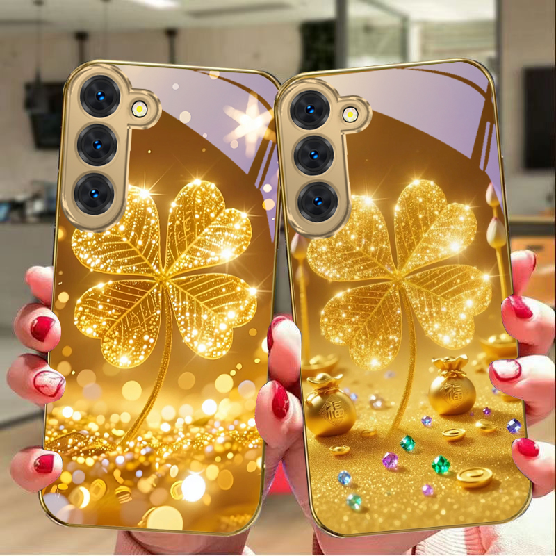 A huge golden clover For Samsu - Phone Cases Samsung recensione e prezzo