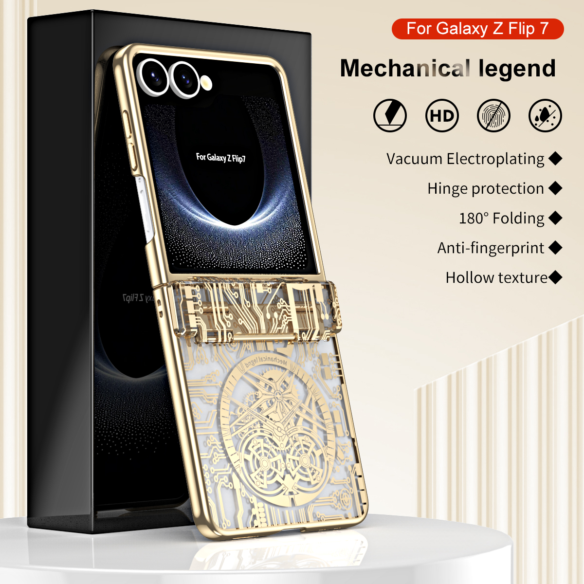 Machine Legend Plating Case Fo - Phone Cases Z Flip 7 recensione e prezzo