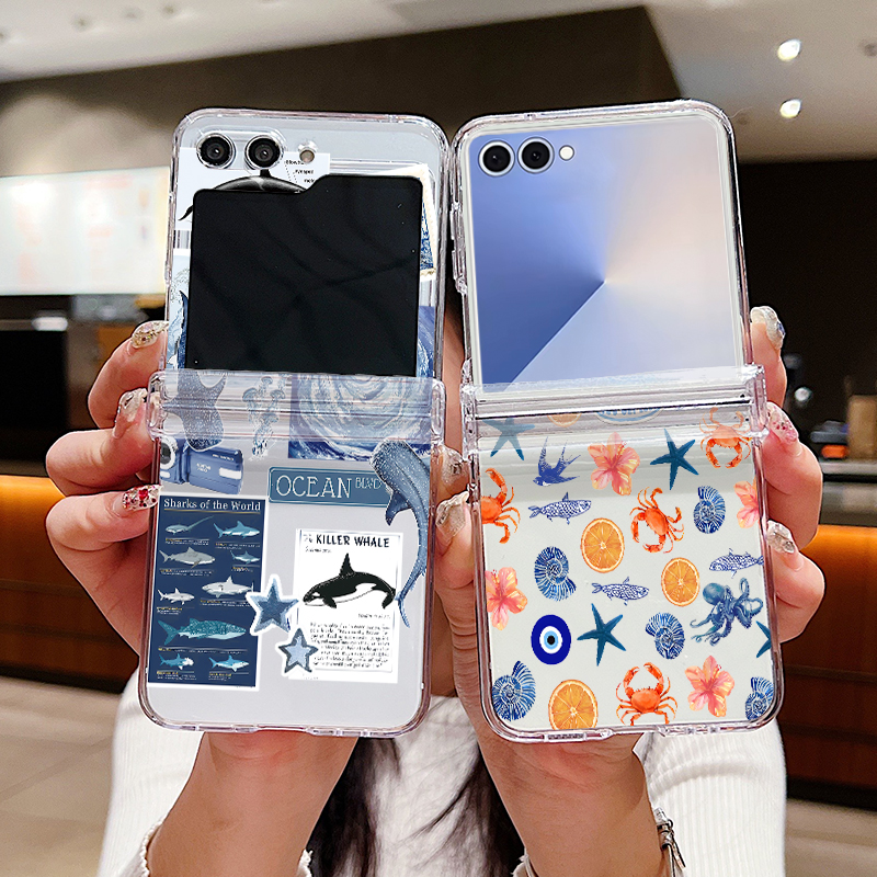 Shark Star Patterned Phone Cas - Phone Cases Z Flip 7 recensione e prezzo