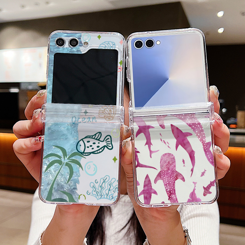 Shark Star Patterned Phone Cas - Phone Cases Z Flip 7 recensione e prezzo