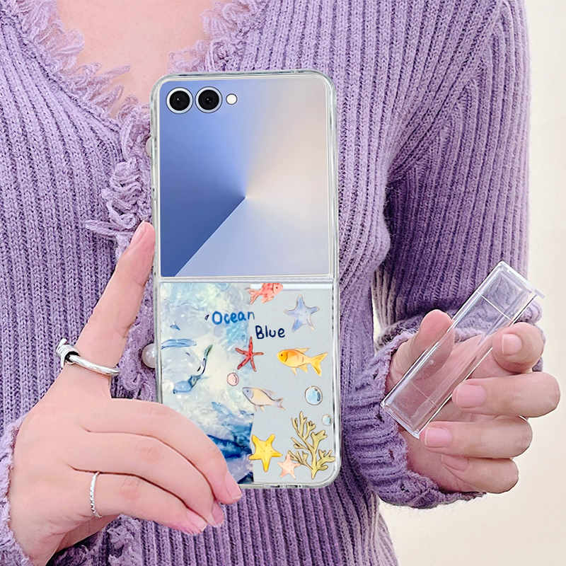 Shark Star Patterned Phone Cas - Phone Cases Z Flip 7 recensione e prezzo