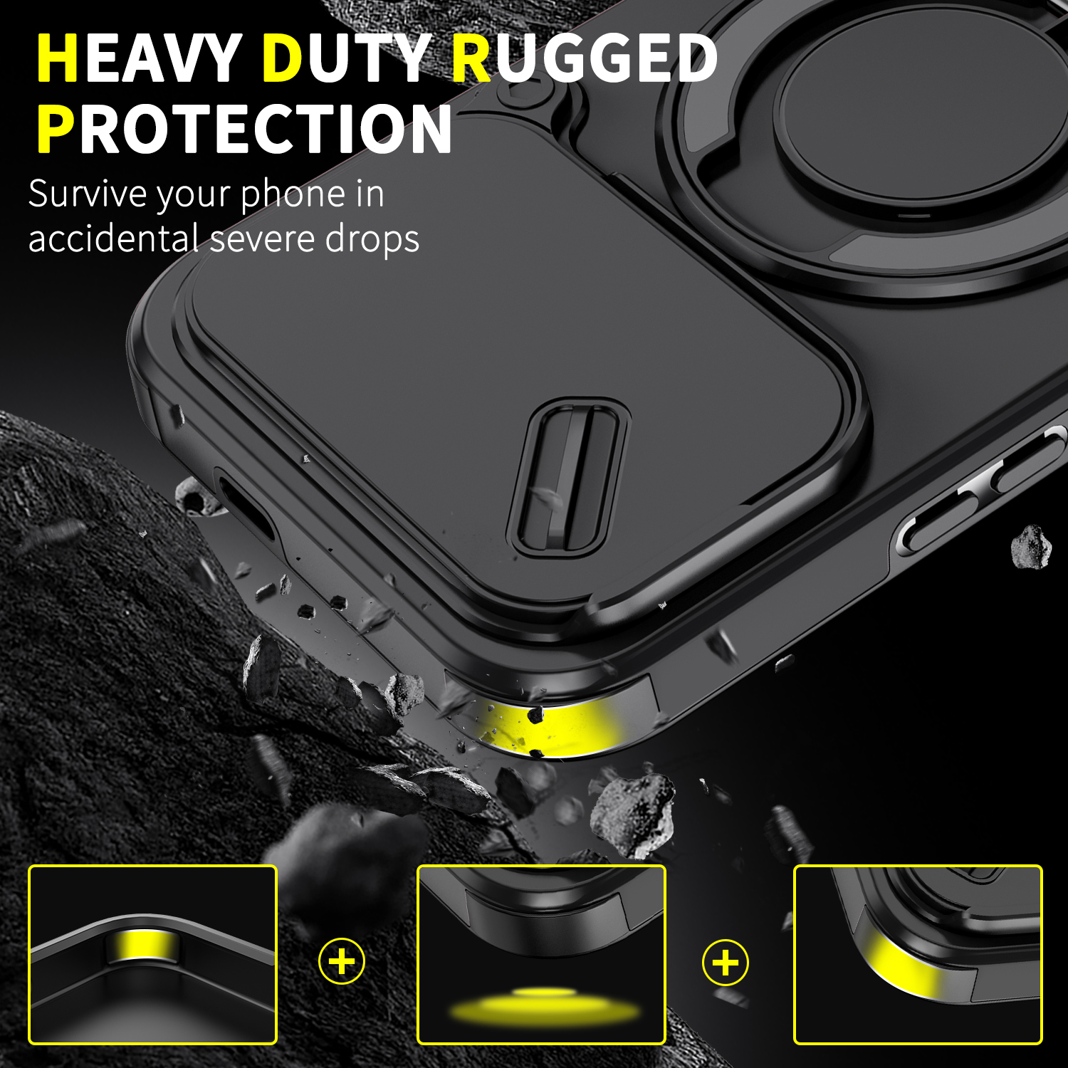 Magnetic Wireless Charging Rin - Ring Stand Case recensione e prezzo