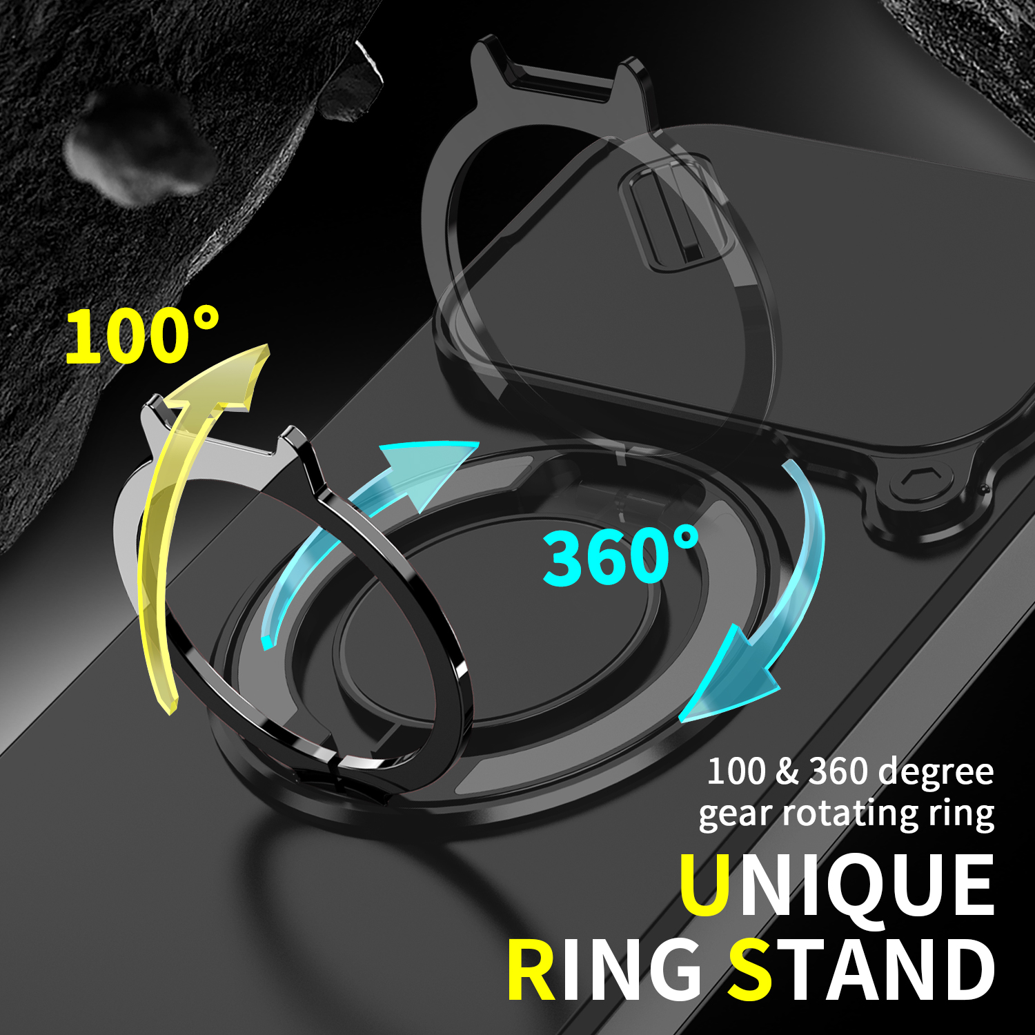Magnetic Wireless Charging Rin - Ring Stand Case recensione e prezzo