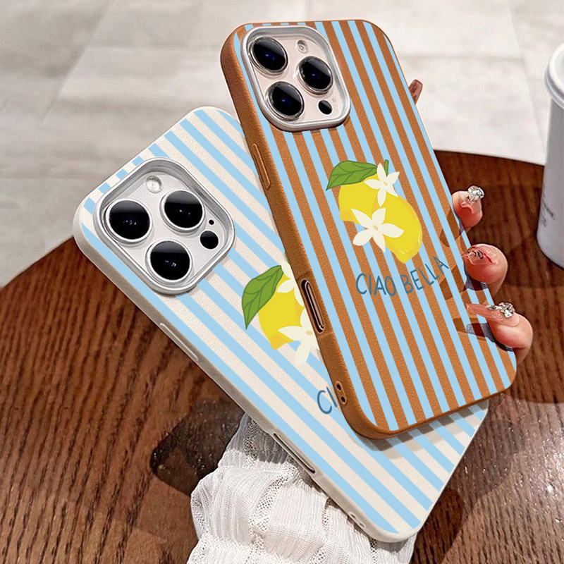 Lemon Striped Retro Design Sui - Phone Cases Designer recensione e prezzo