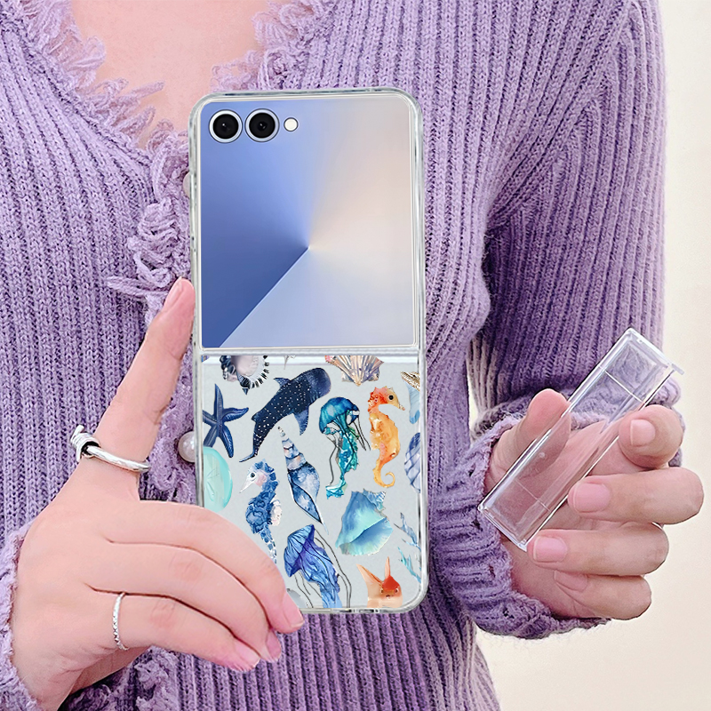 Shark Turtle Ocean Printed Pho - Phone Cases Z Flip 7 recensione e prezzo