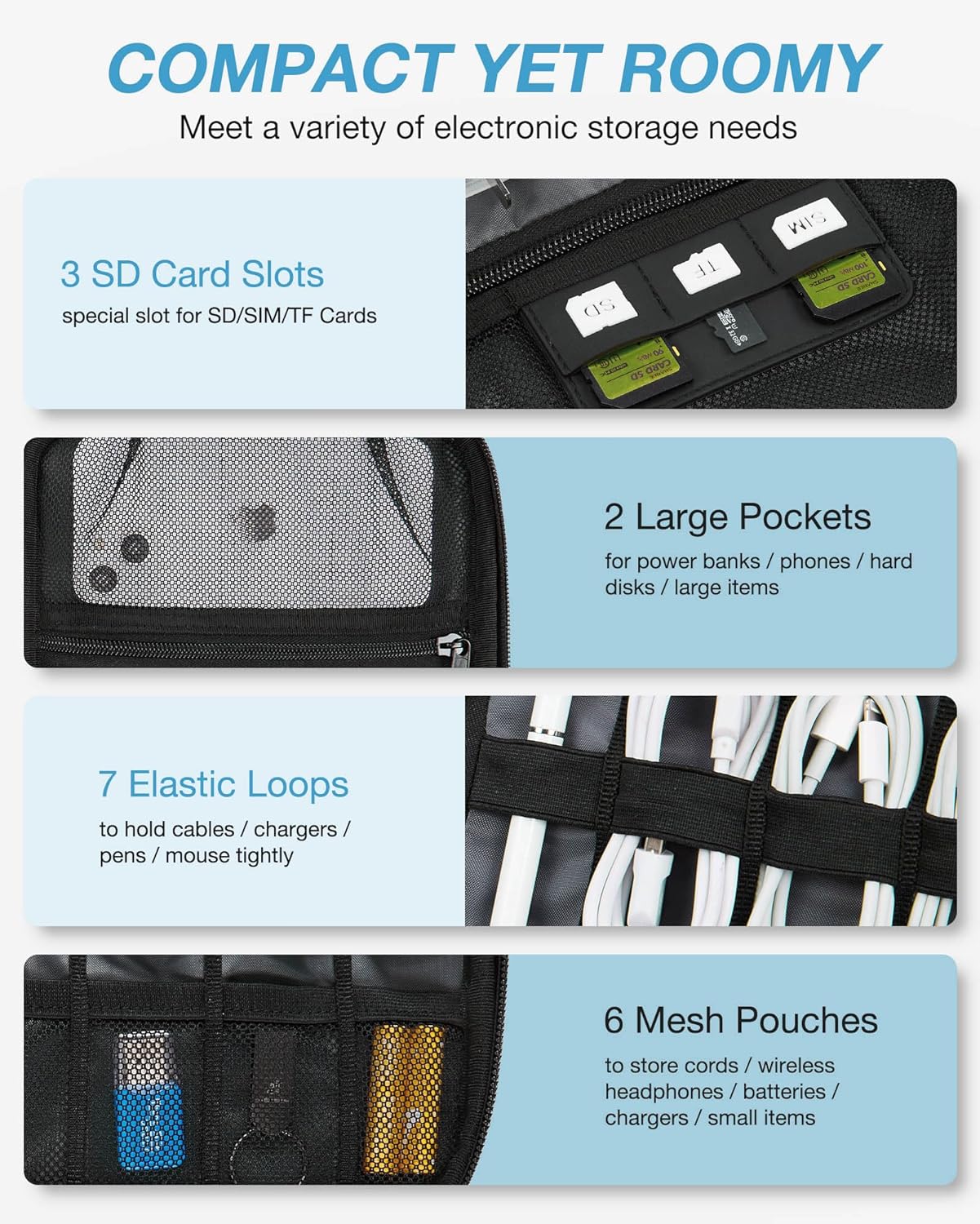 Large Electronics Travel Organ - Phone Cases Casely recensione e prezzo