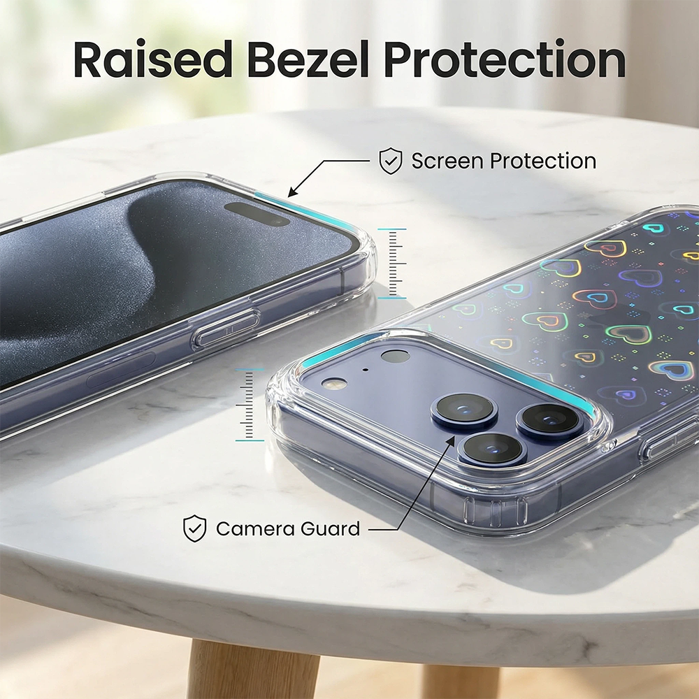 Heart-shaped Gradient Design.  - Gradient Color Case recensione e prezzo