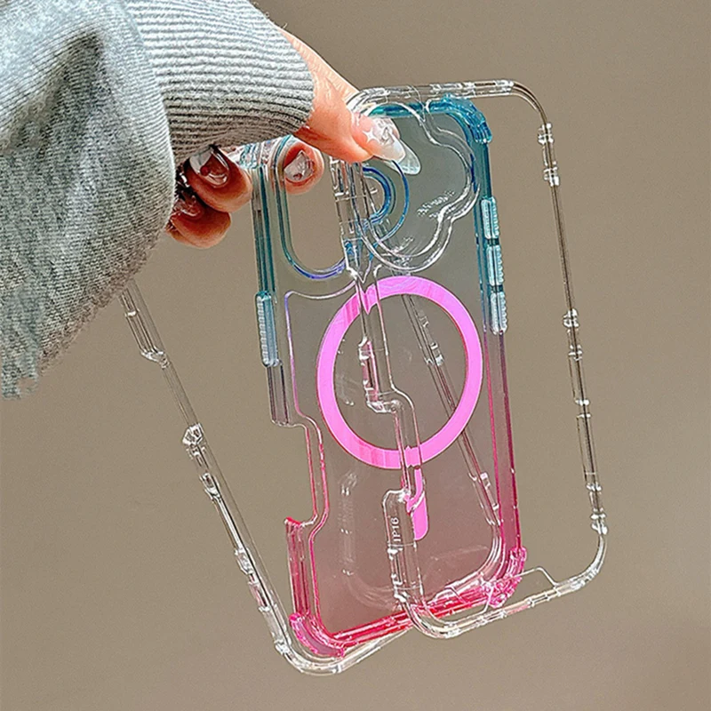 Hottest 3IN1 Gradient Clear fo - Gradient Color Case recensione e prezzo
