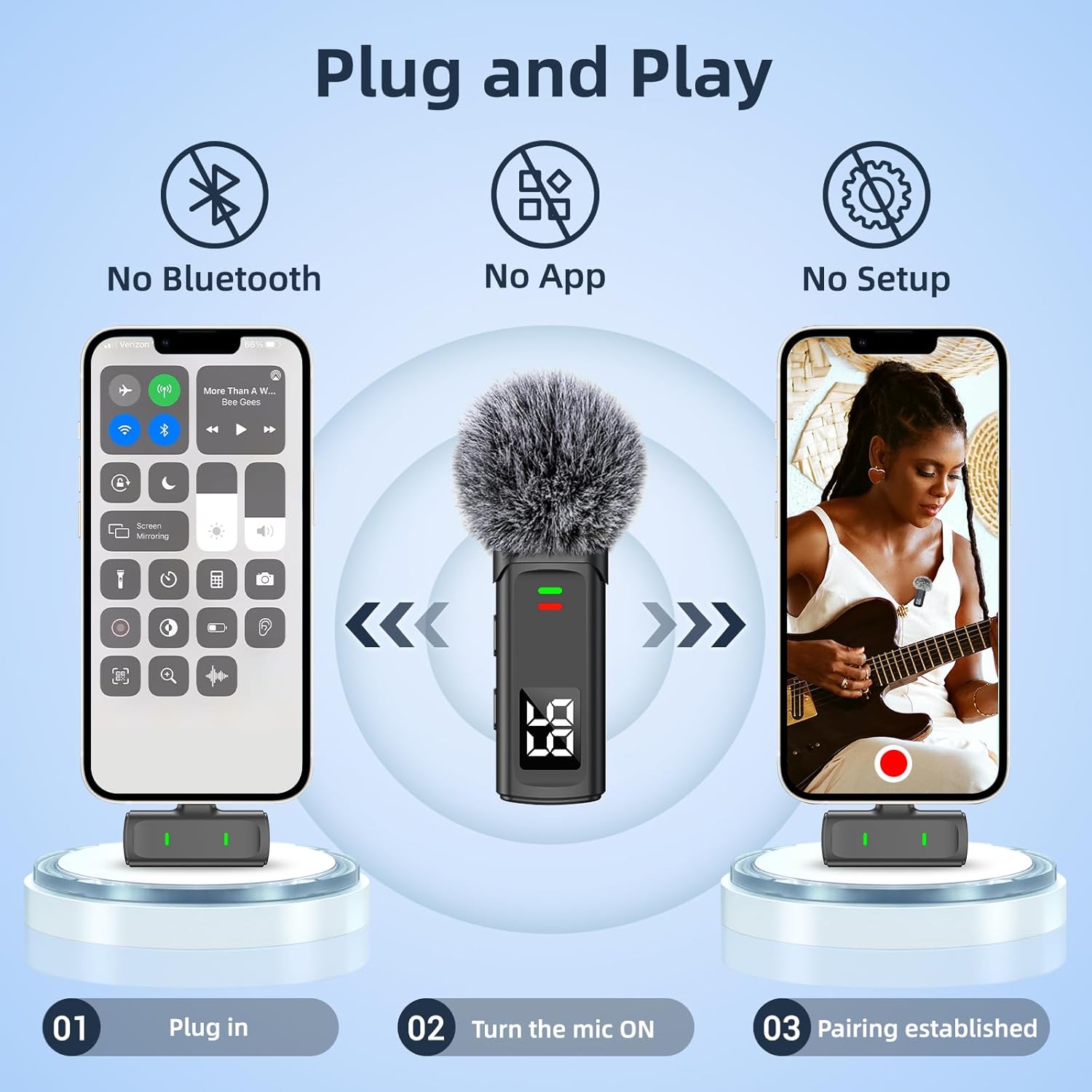 Wireless Lavalier Microphone f - Phone Cases Casely recensione e prezzo