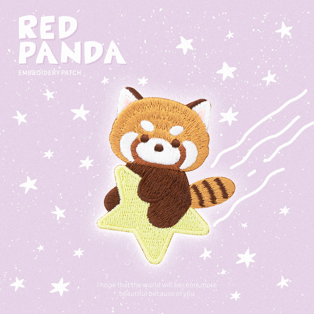 Cute Red Panda Embroidery Patc - Phone Cases Eco Friendly recensione e prezzo
