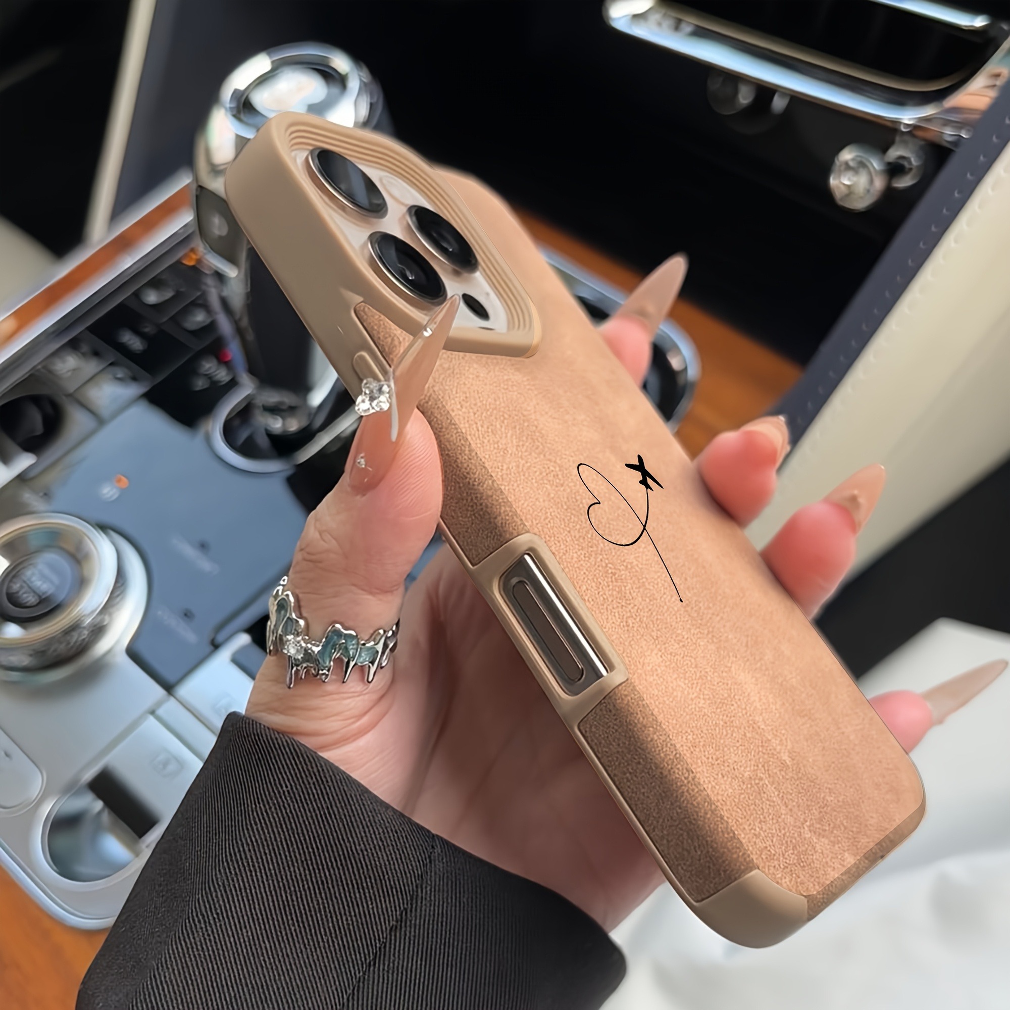 Airplane Route Love Heart Desi - Phone Cases Designer recensione e prezzo