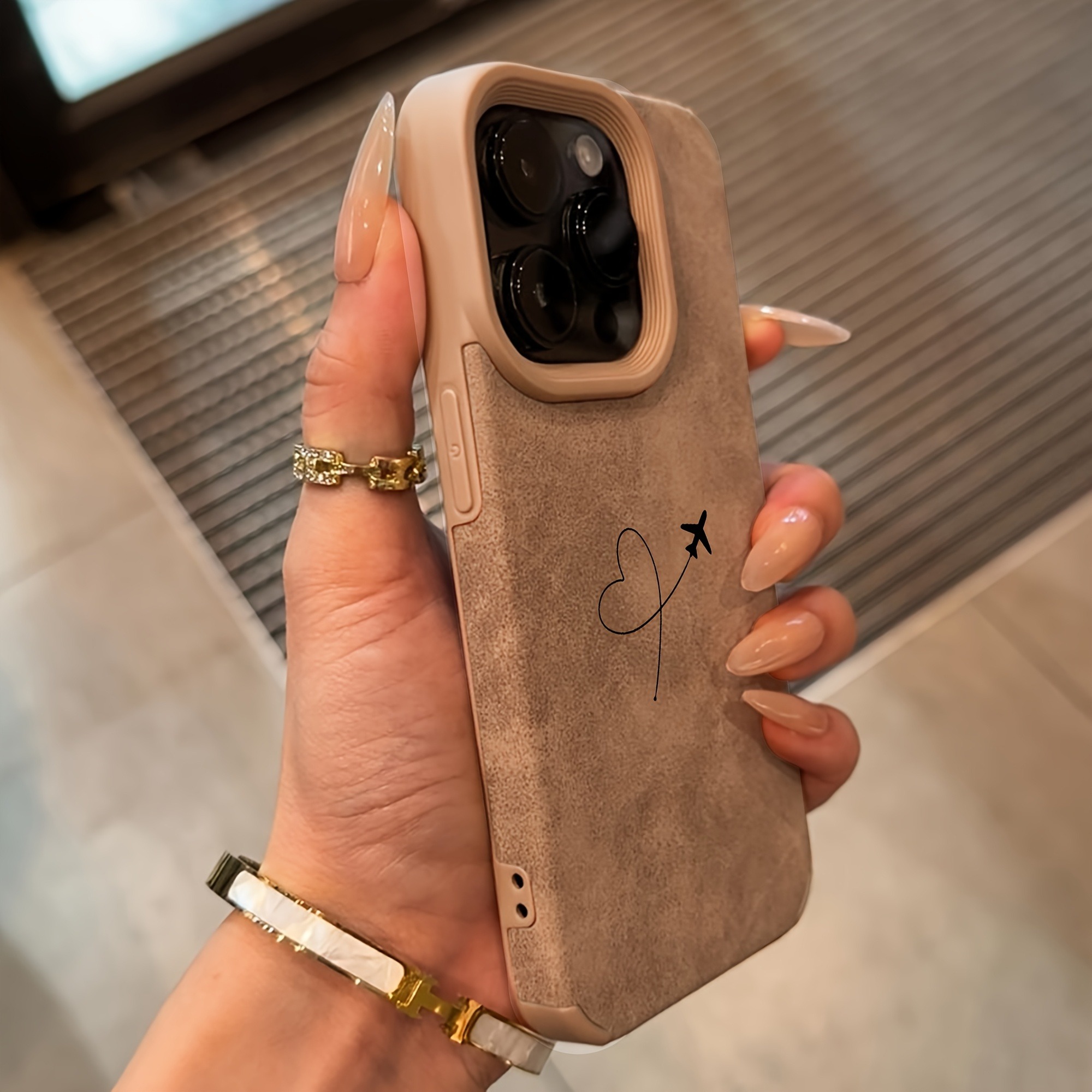 Airplane Route Love Heart Desi - Phone Cases Designer recensione e prezzo