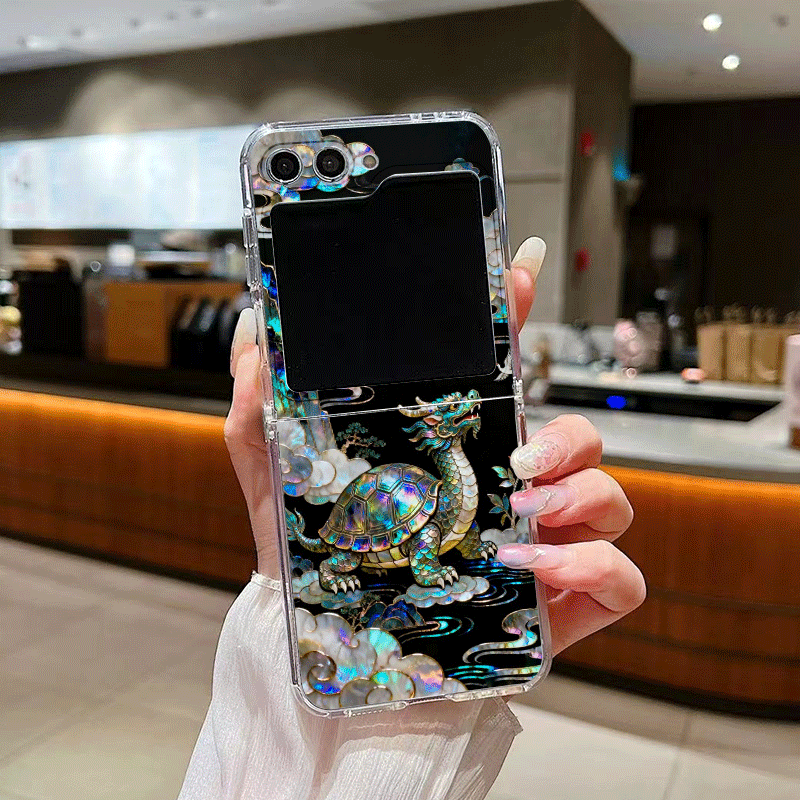 Stylish Tiger Dragon Marble Te - Phone Cases Z Flip 7 recensione e prezzo