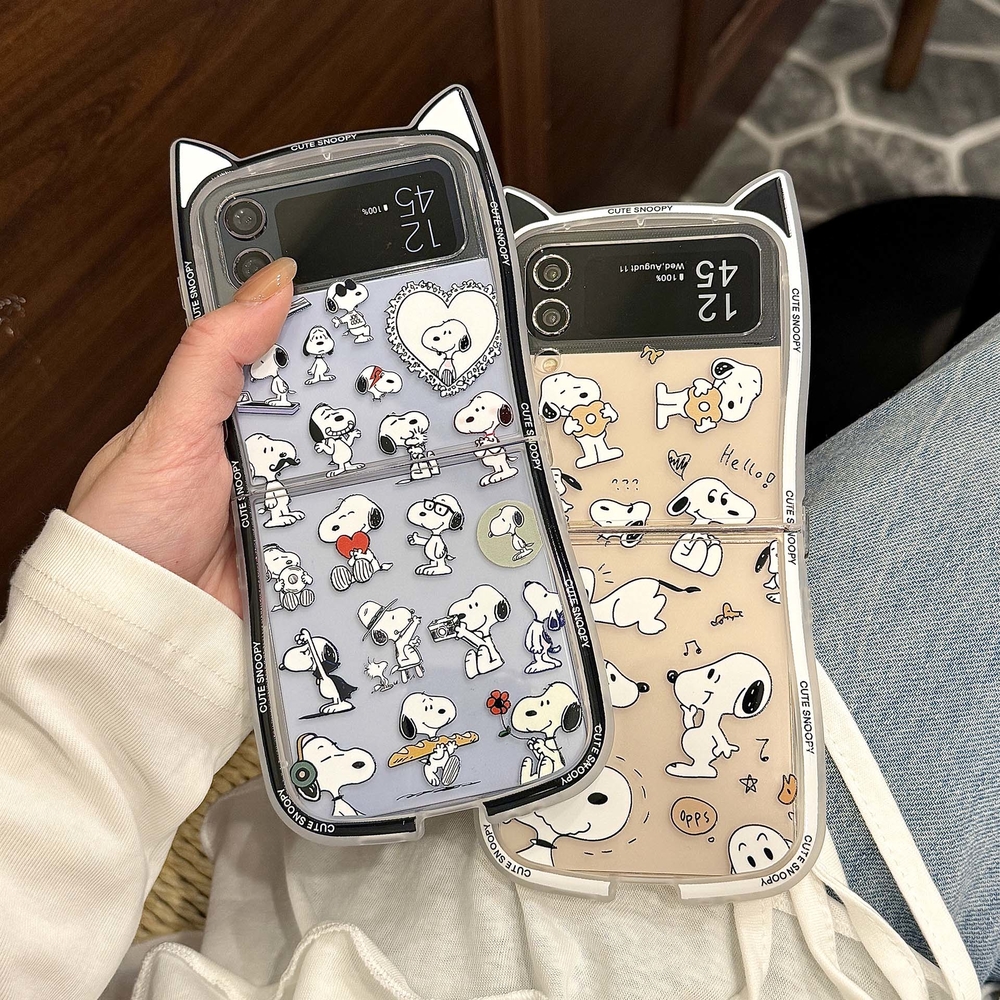3D Cute Cartoon Snoopy Charlie - Phone Cases Z Flip 7 recensione e prezzo