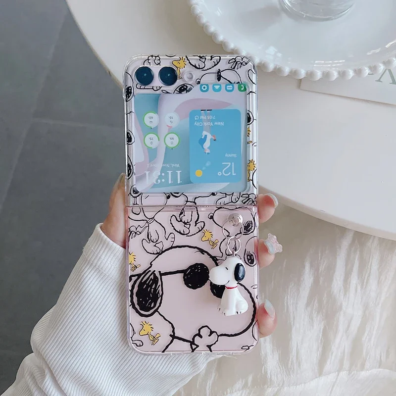 Cute Cartoon Snoopy Charlie Br - Phone Cases Z Flip 7 recensione e prezzo