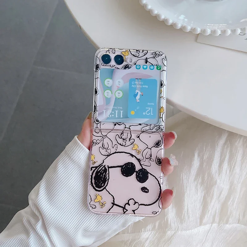 Cute Cartoon Snoopy Charlie Br - Phone Cases Z Flip 7 recensione e prezzo