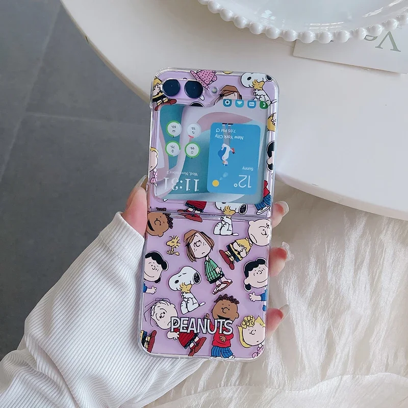 Cute Cartoon Snoopy Charlie Br - Phone Cases Z Flip 7 recensione e prezzo