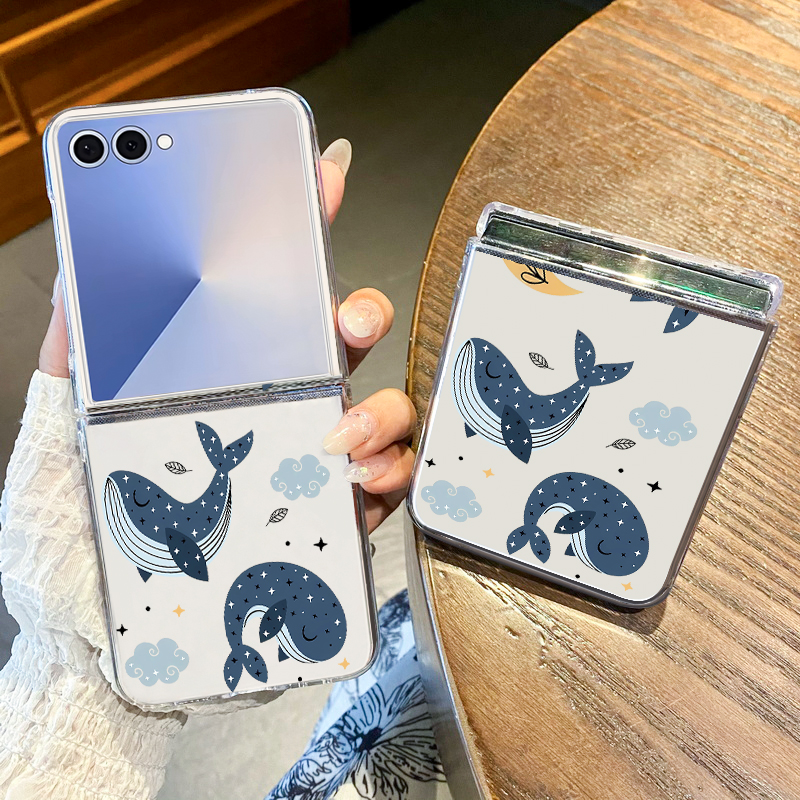 Whale Pattern Phone Case For S - Phone Cases Z Flip 7 recensione e prezzo