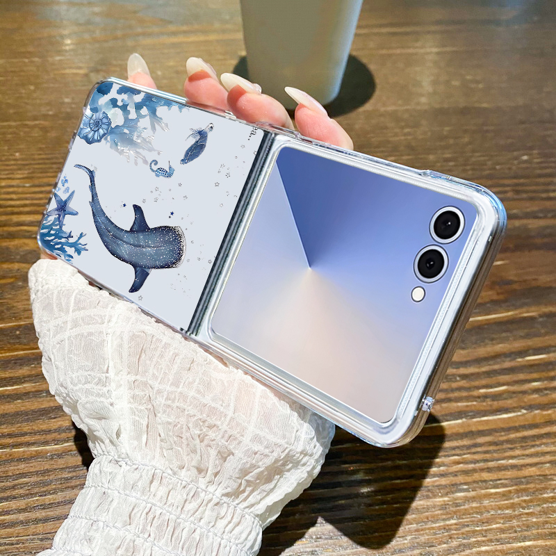 Whale Pattern Phone Case For S - Phone Cases Z Flip 7 recensione e prezzo
