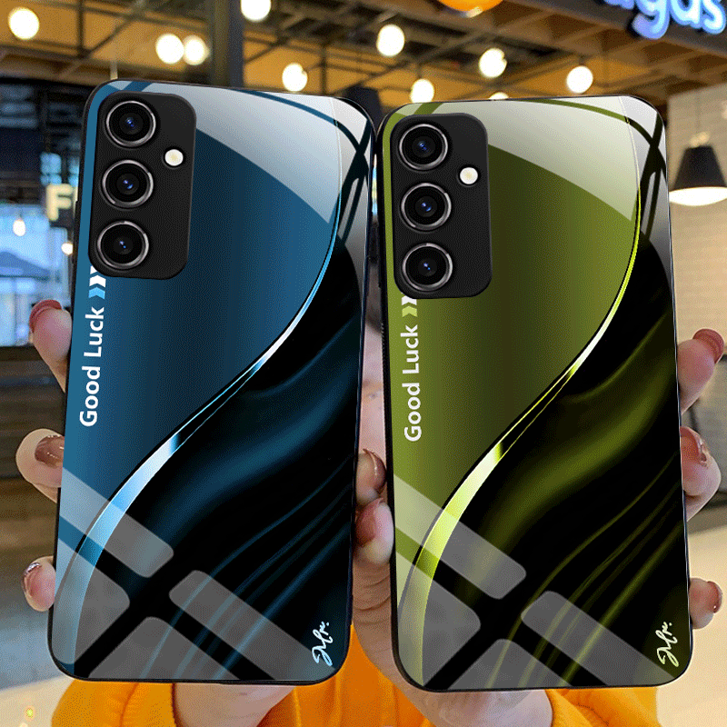 Hard Tempered Glass Case For R - Gradient Color Case recensione e prezzo