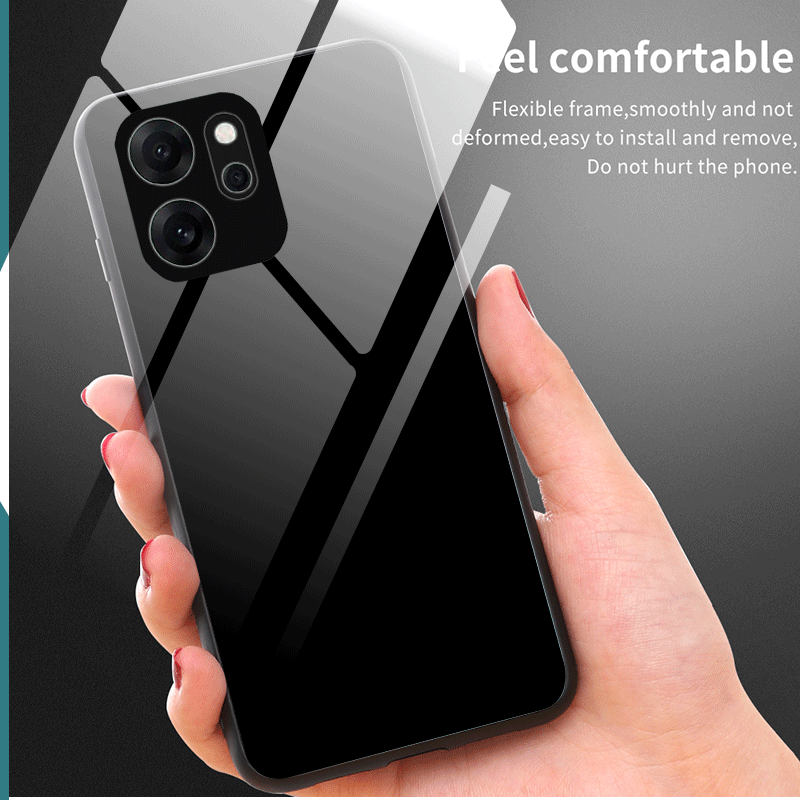 Hard Tempered Glass Case For R - Gradient Color Case recensione e prezzo