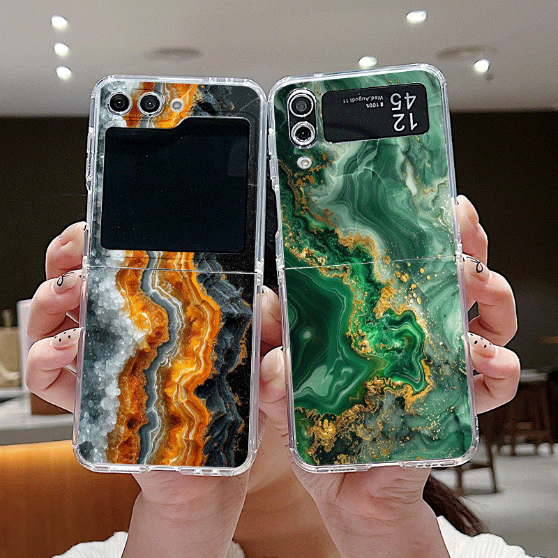 Artistic Colorful Marble Textu - Phone Cases Z Flip 7 recensione e prezzo